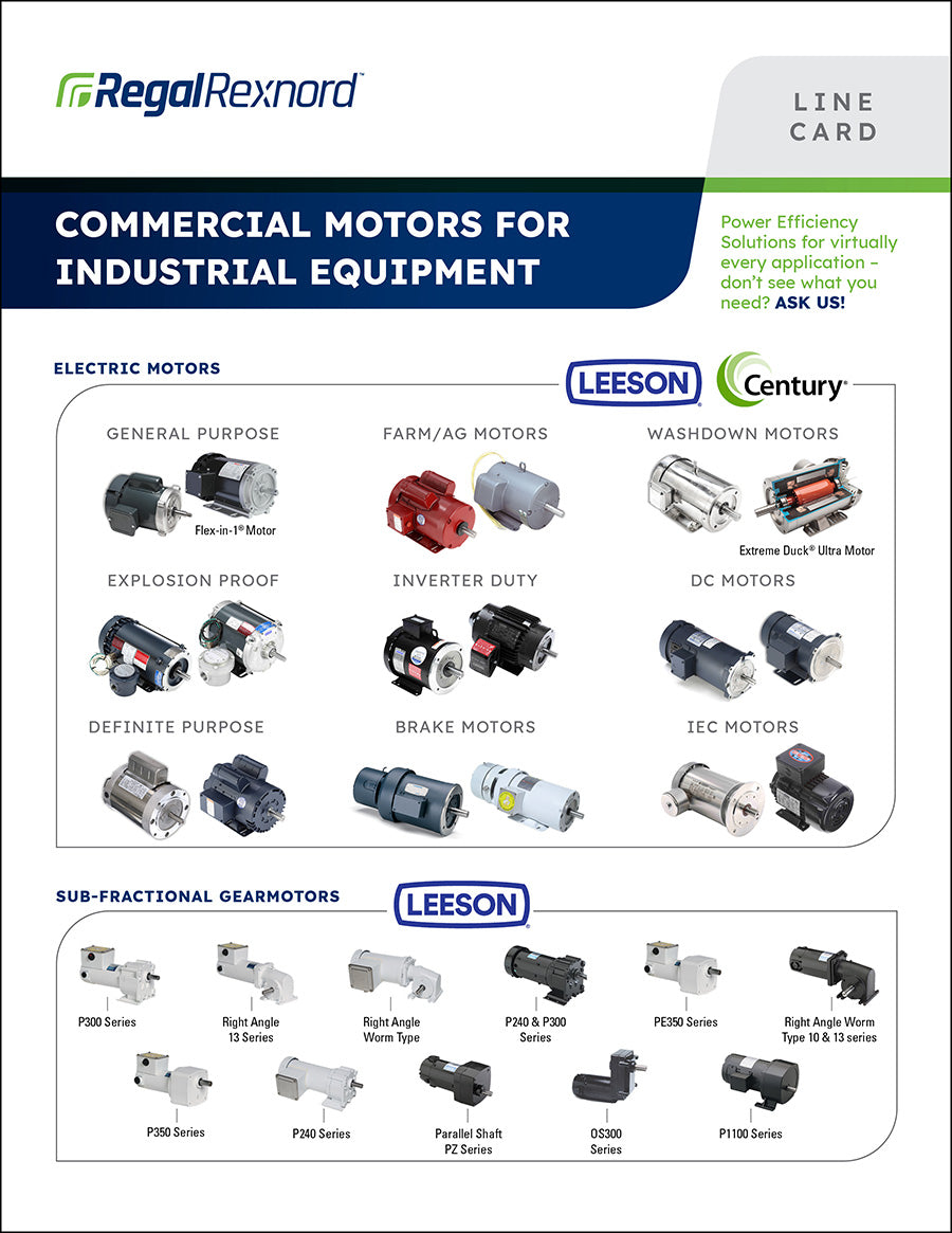 MCLC-12358 Commercial Motors Line Card - Limit 100