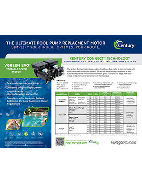 MCOG-11665-CT - Century VGreen EVO VS Motor Counter Mat - limit 10